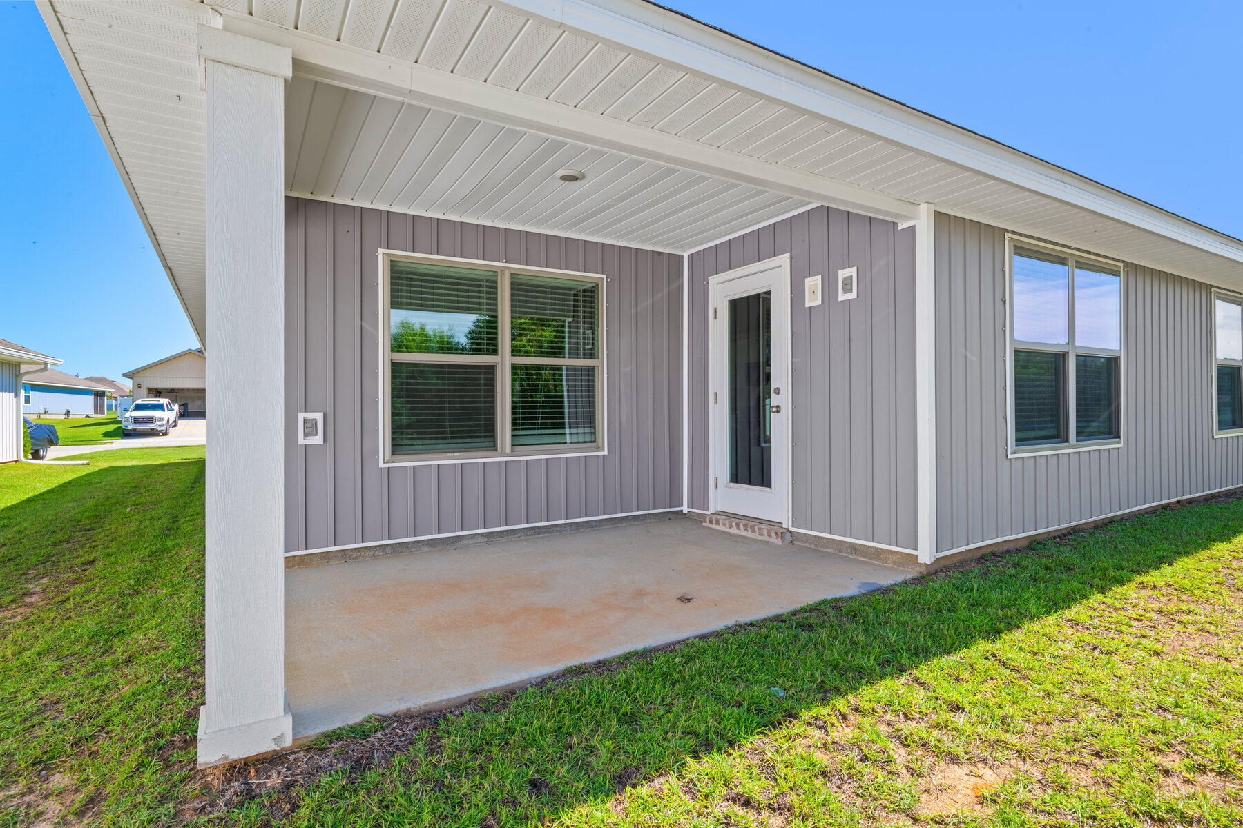 Covered back porch at 24061 Citation Loop