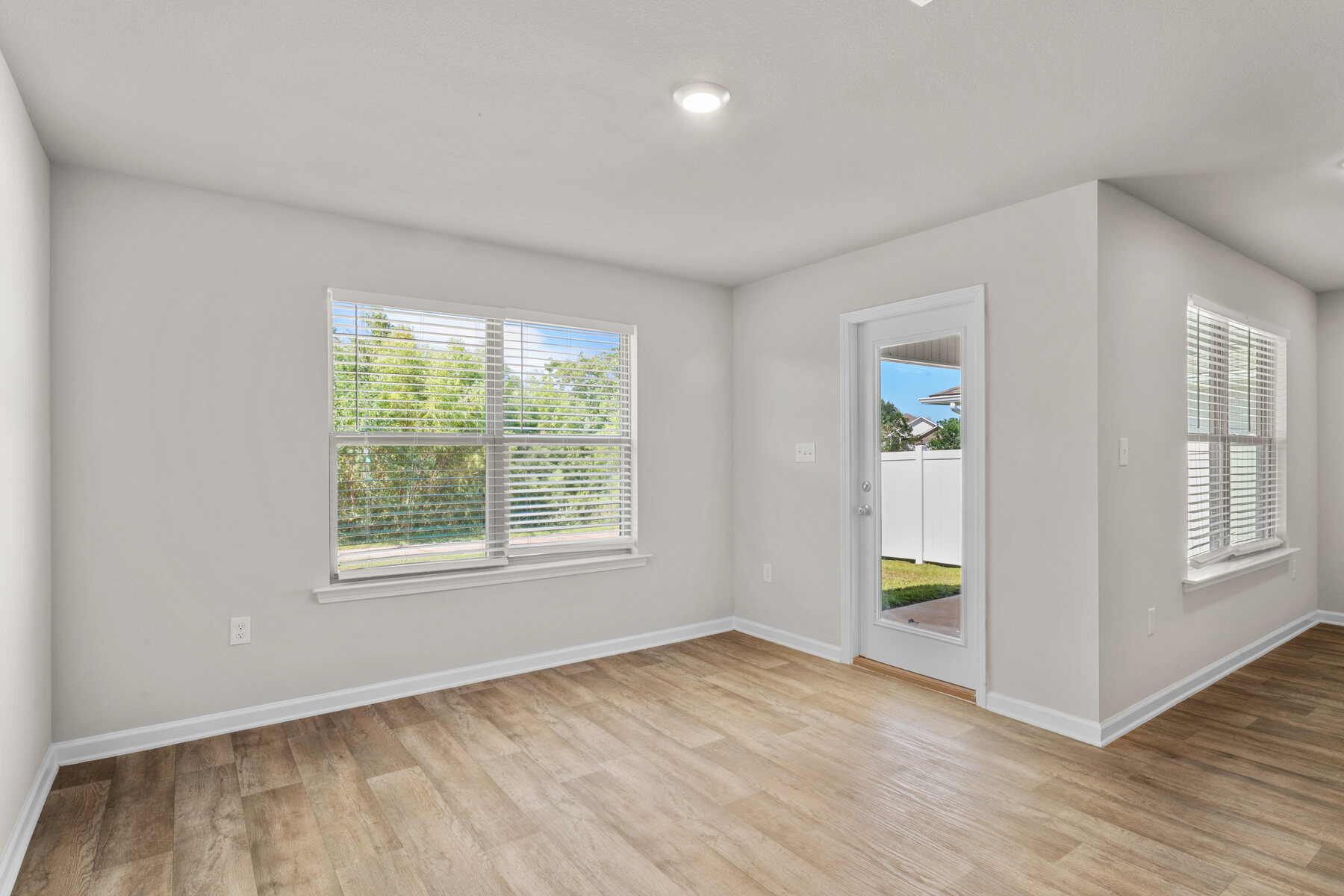 Dining area with backyard view at 24061 Citation Loop