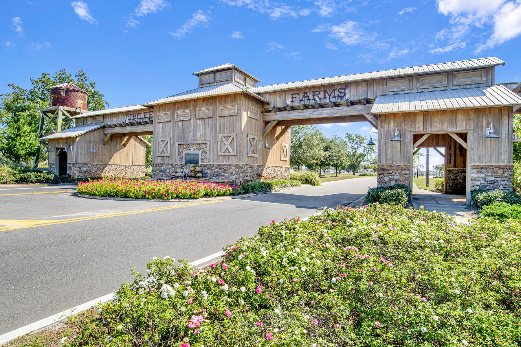 Jubilee Farms neighborhood entrance